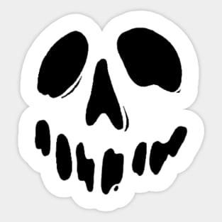 Pumpkin Face Sticker